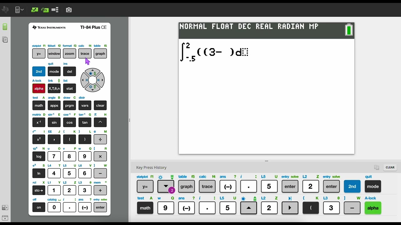 Finding the Exact Volume of Revolution Using a TI 84