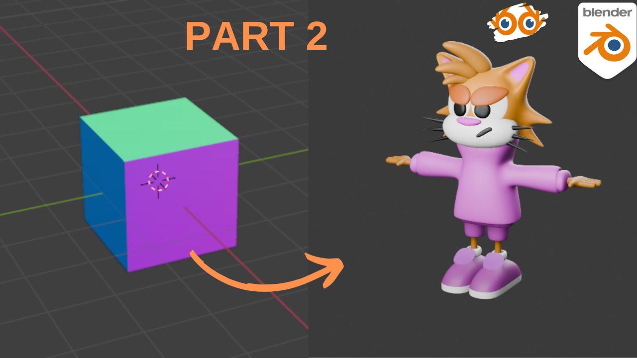 BLENDER'DA KARAKTER MODELLEME PART 2 | BLENDER TUTORİAL | MAKE A CHARACTER PART 2