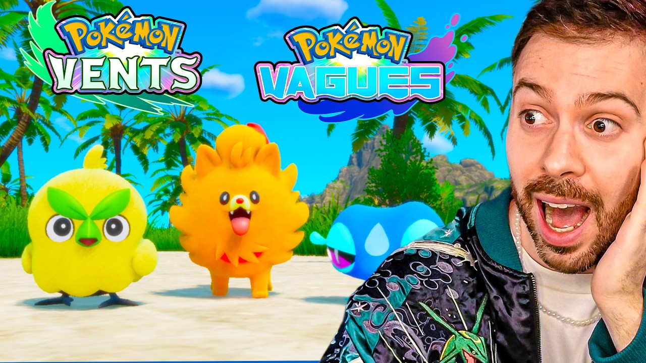 POKEMON VENTS ET VAGUES - REACT Pok&eacute;mon Presents 30 ans