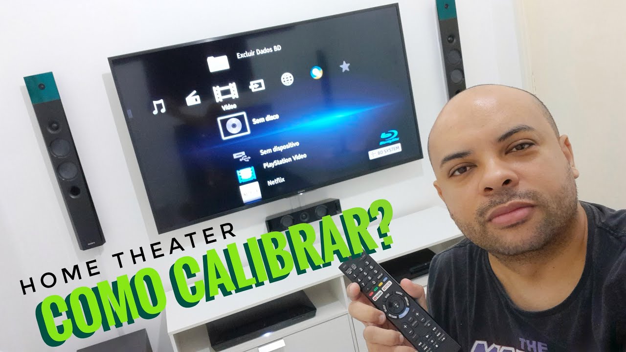 COMO CALIBRAR O SEU HOME THEATER SONY