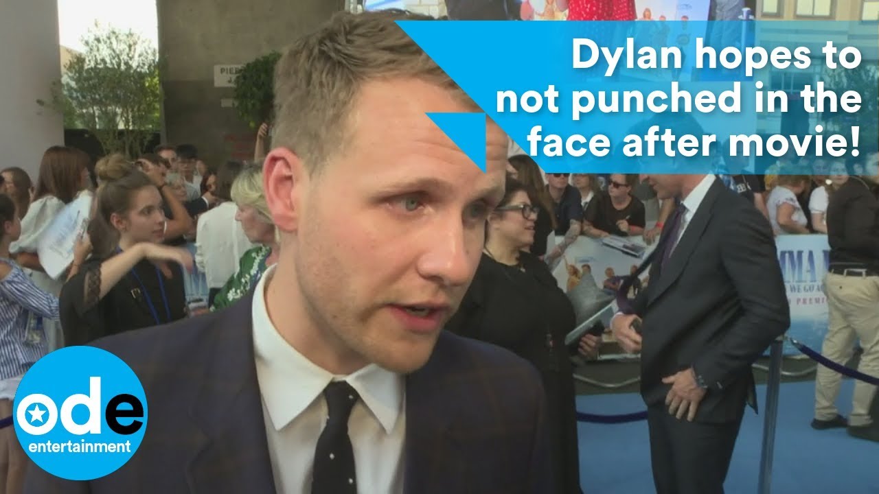Josh Dylan hopes he won't get punched in the face after Mamma Mia 2!