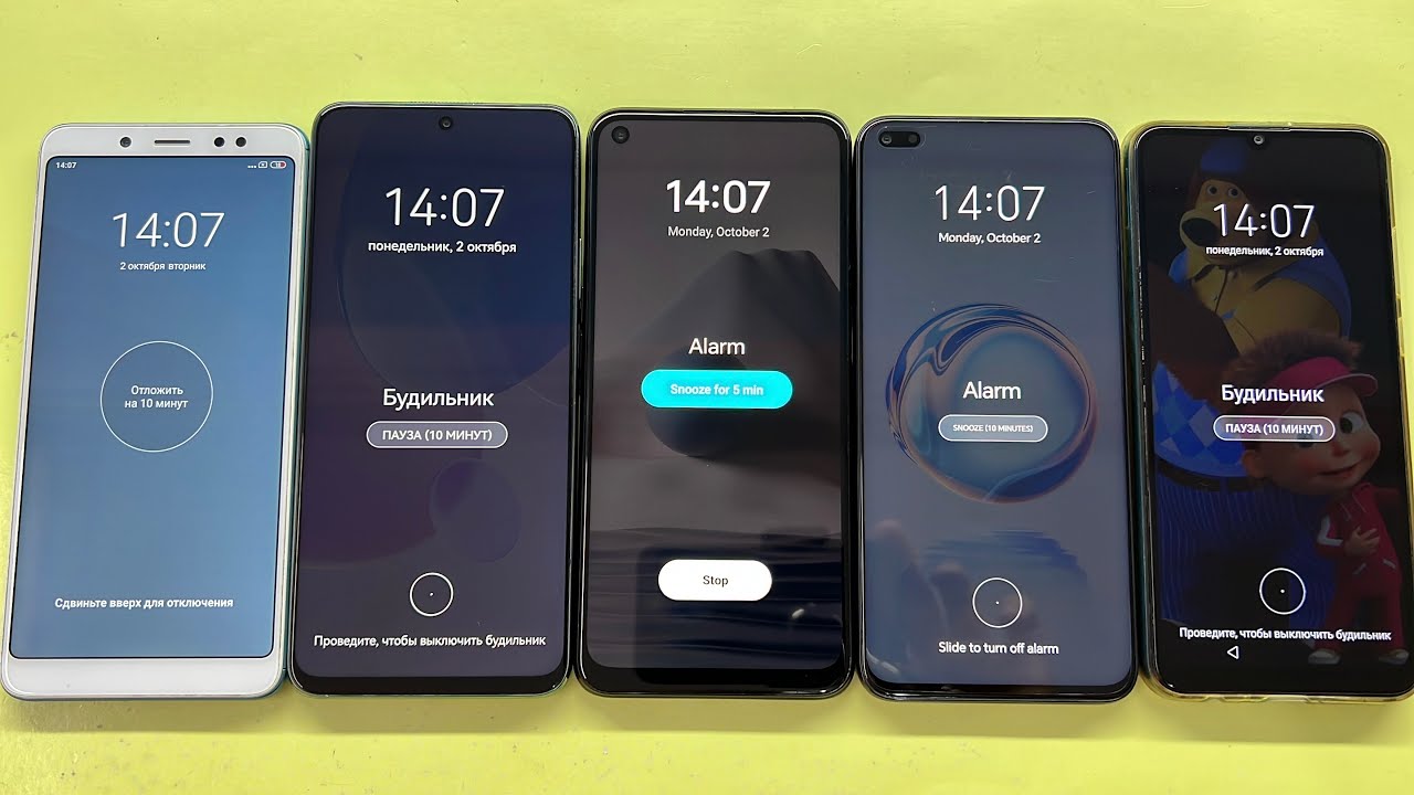 Honor 9A Vs Oppo A55 Alarm Clock Xiaomi MiA2 & HUAWEI Y90 Vs Honor A90