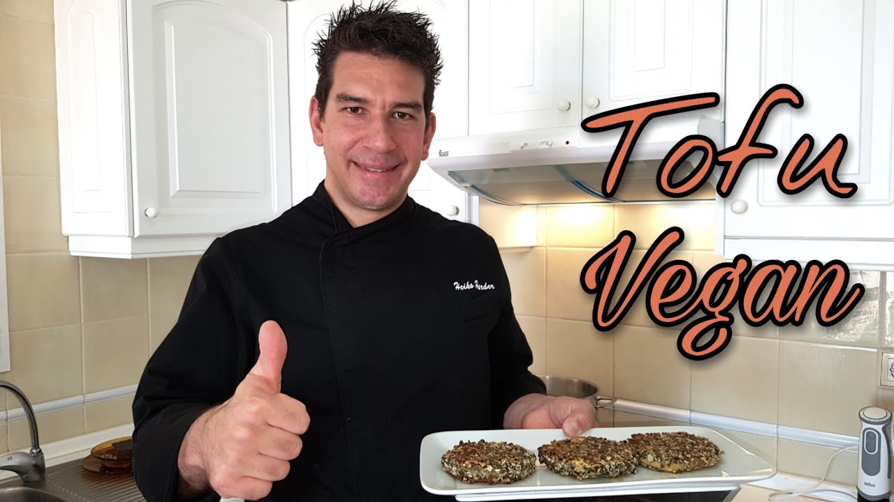 TOFU SCHNITZEL, Tofu in der Kürbiskernkruste,  VEGAN, GLUTENFREI, LAKTOSEFREI