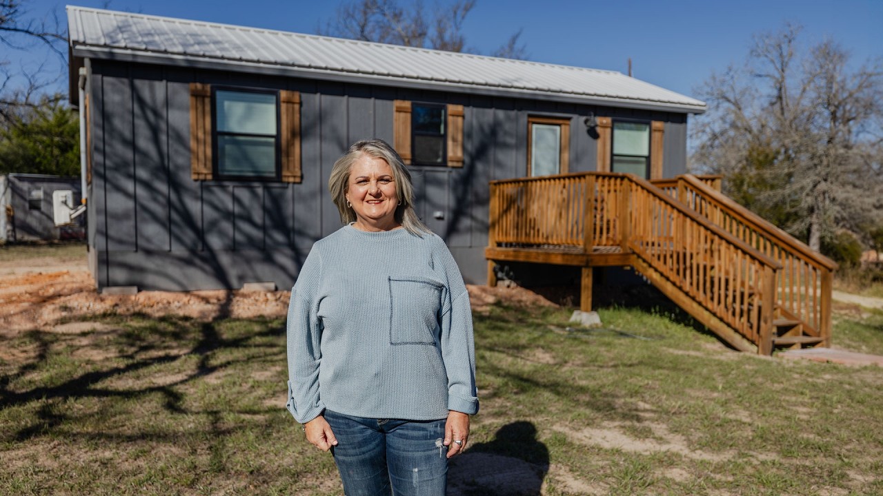 Her Main Floor Bedroom Tiny Home on Family Land