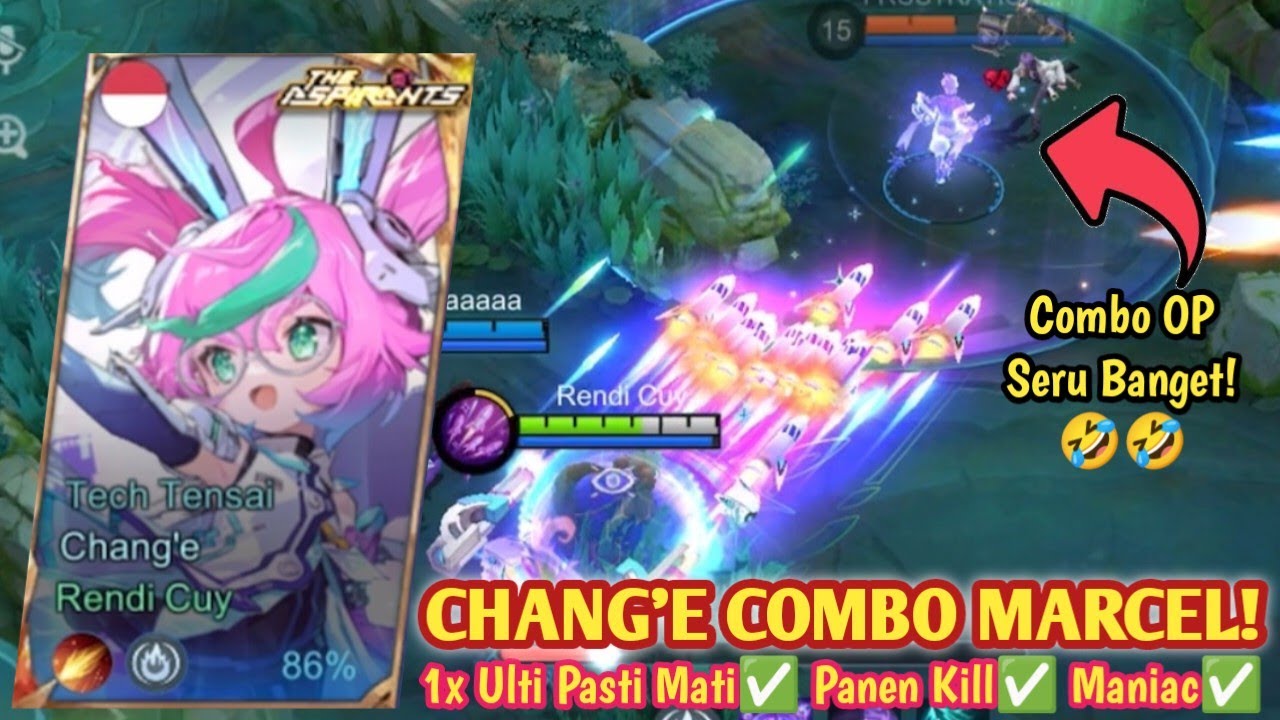 CHANGE x MARCEL COMBO MEMATIKAN! SERU BGT LANGSUNG MATI MUSUHNYA!🤣 BUILD CHANG'E TERSAKIT 2026 -MLBB