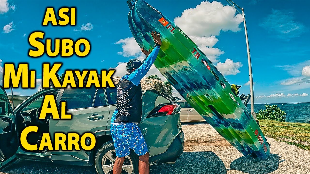 como subir el kayak al carro #kayakfishing
