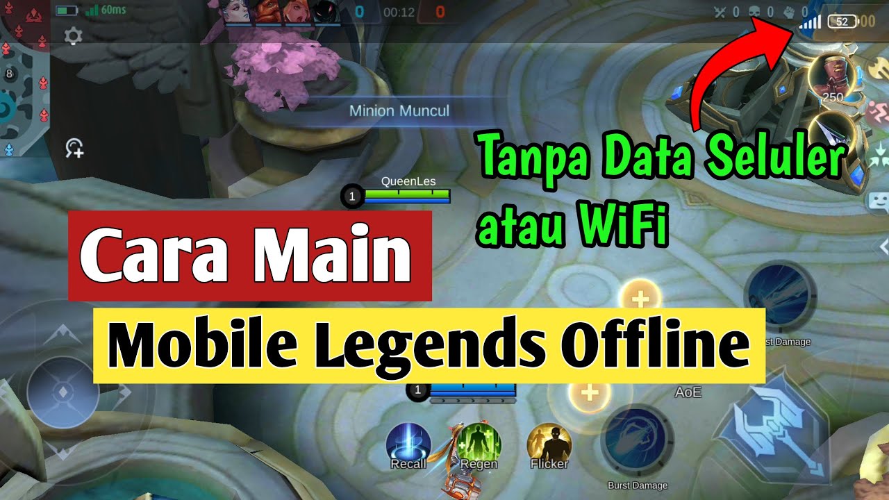 Cara Main Mobile Legends Offline Tanpa Data Seluler atau WiFi