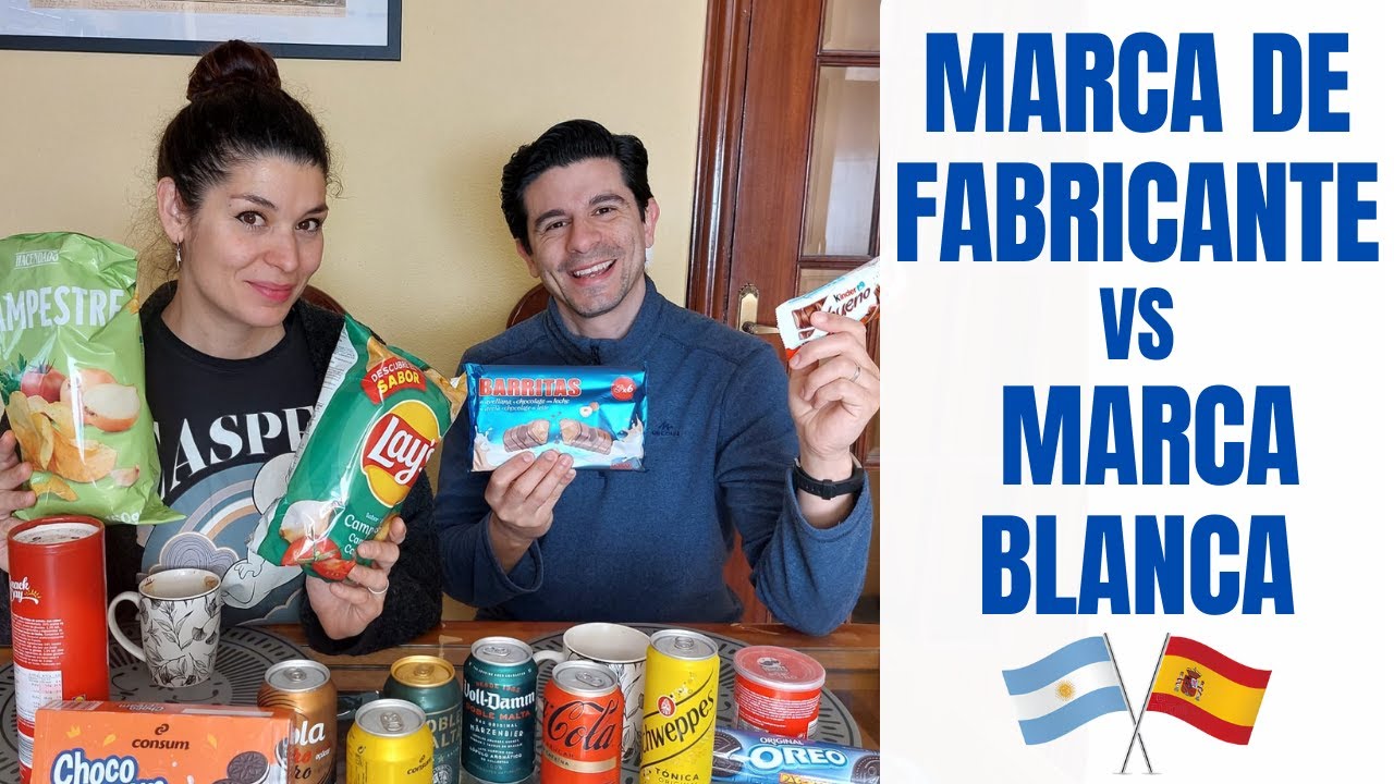 Argentinos comparando marcas blancas vs marcas de fabricantes españolas
