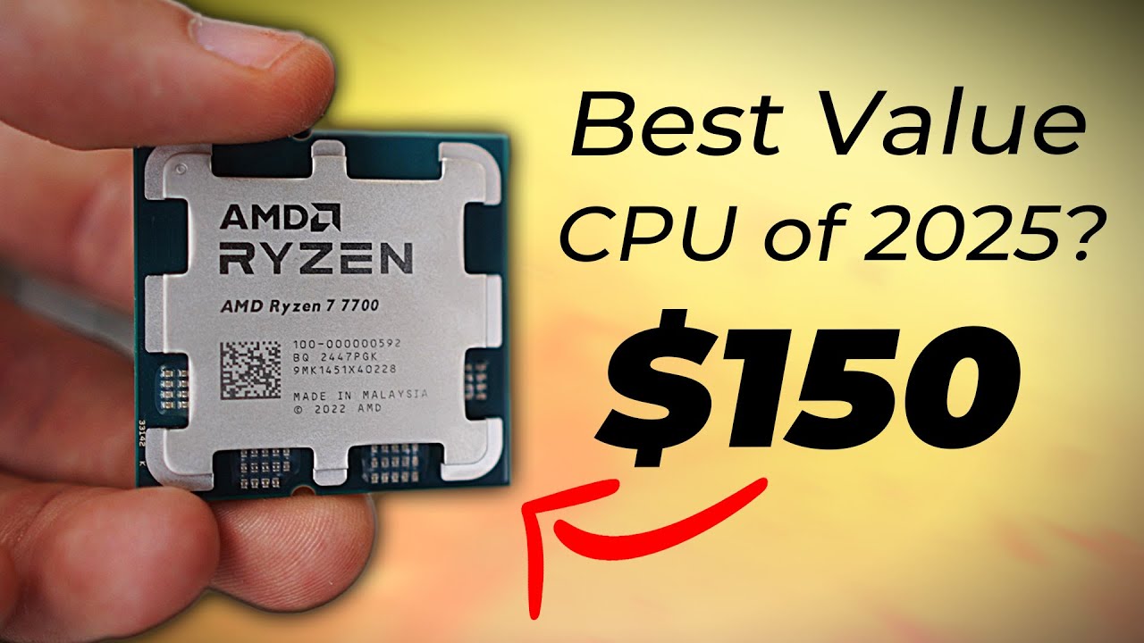 The $150 Ryzen 7 7700 Actually Competes with the 9800X3D...