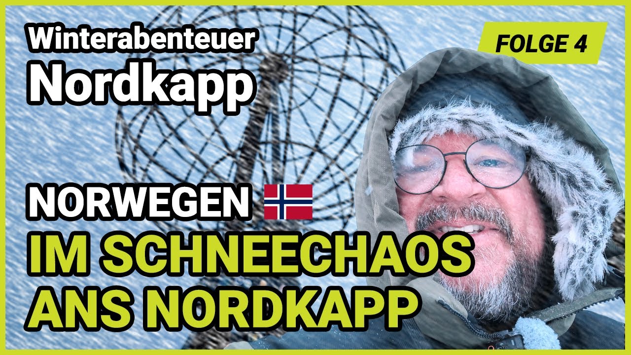 [F4] 🇳🇴 NORDKAPP im WINTER mit Wohnmobil | Schnee, Eis & Wind | Norwegen | Winterabenteuer Nordkapp