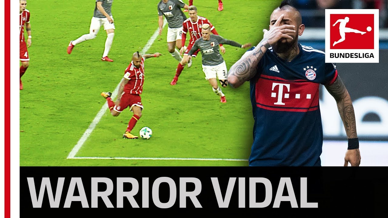 Bayern's Vidal On Fire - 4 Goals in a Row