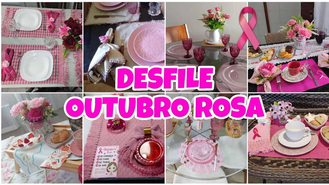 DESFILE DO DESAFIO DA SEMANA - OUTUBRO ROSA - MESEIRAS TRANSMITINDO AMOR 