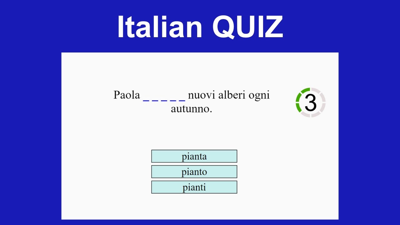 Grammar Quiz।90+ Italian Grammar Questions। Italian Grammar Test