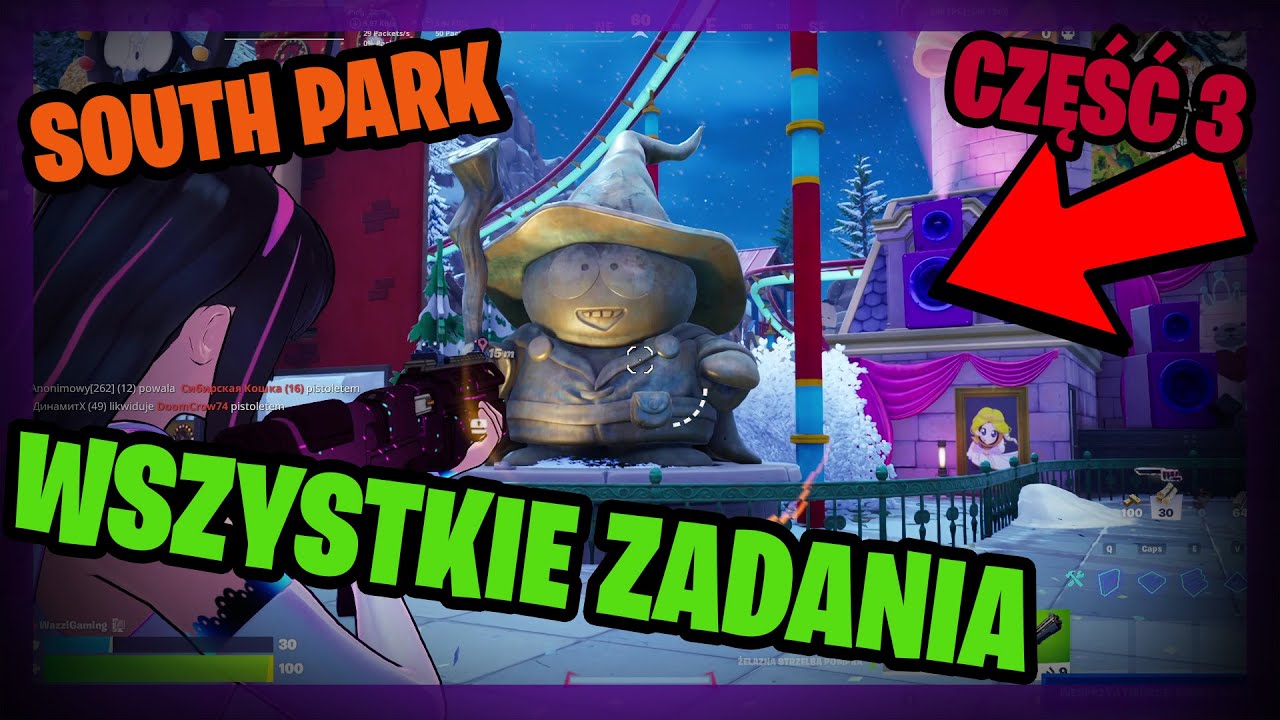 ✅Jak wykonać wszystkie zadania South Park Miodzio Część 3? Fortnite Rozdział 7 Sezon 1🎢🎈
