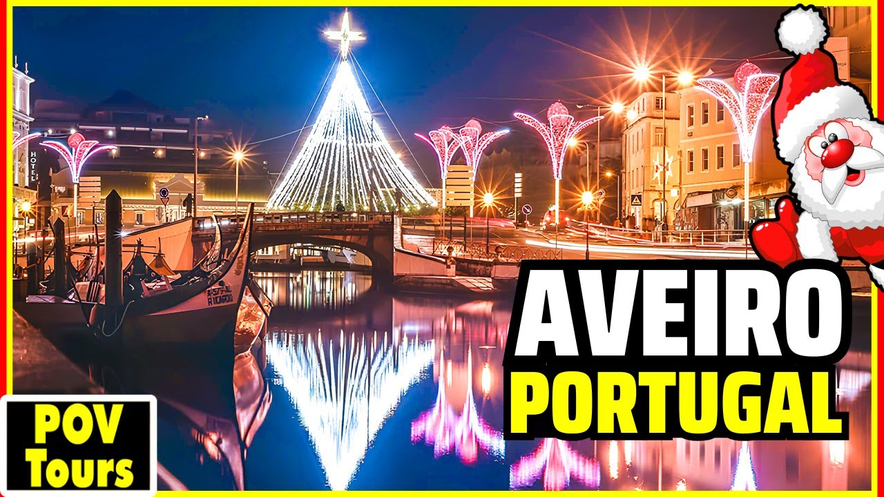 Рождественские огни Авейру 2025: волшебная атмосфера | Португалия