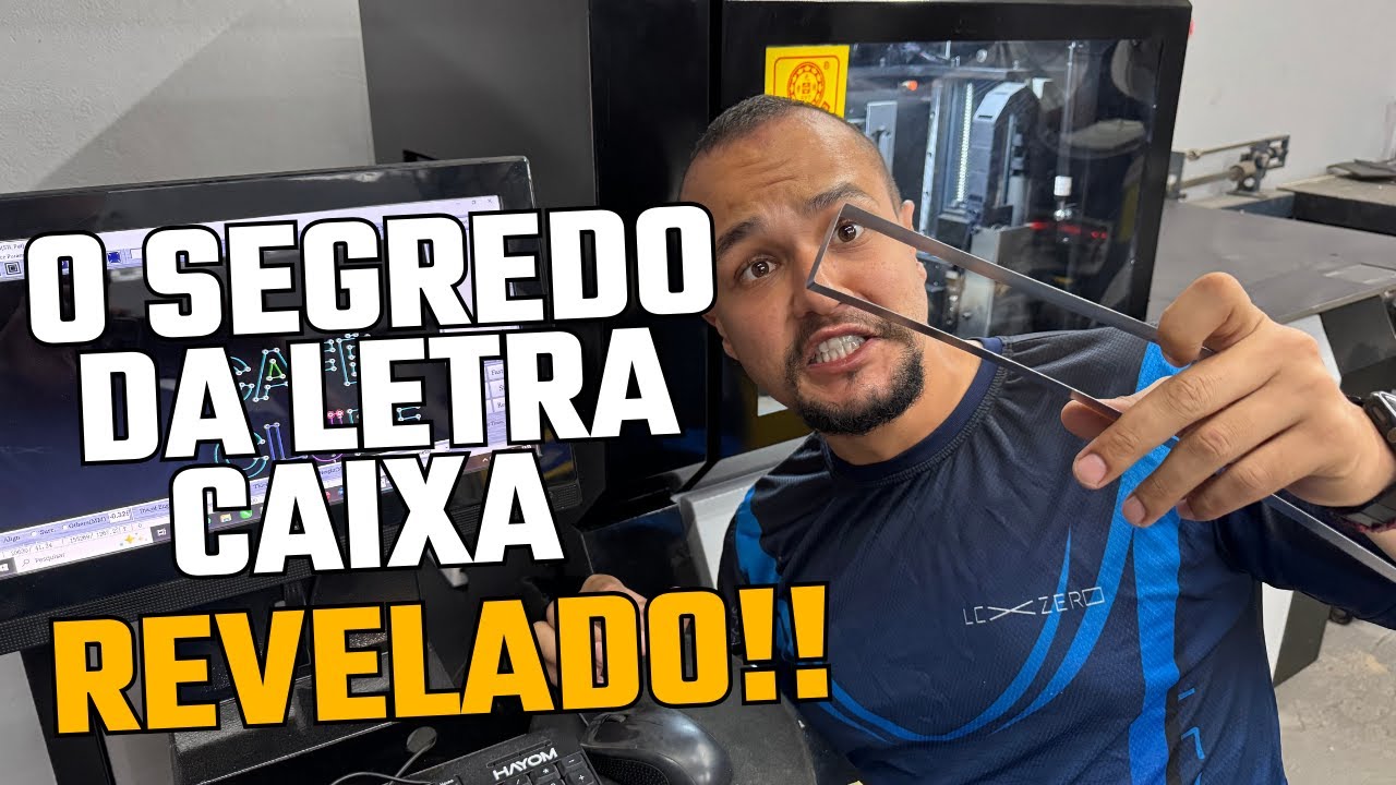 COMO FAZER LETRA CAIXA USANDO DOBRADEIRA (SEGREDO REVELADO!)