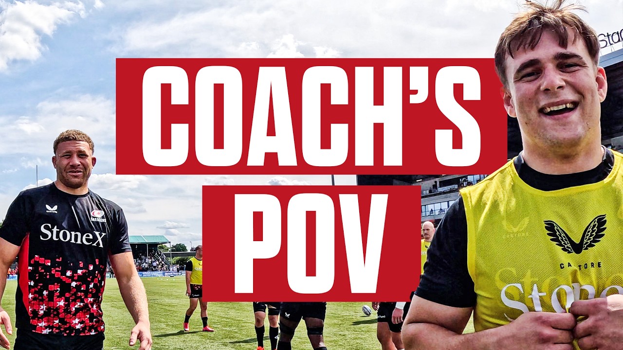 Forwards Coach POV 📹 | Rob Webber wears GoPro in the warm-up!