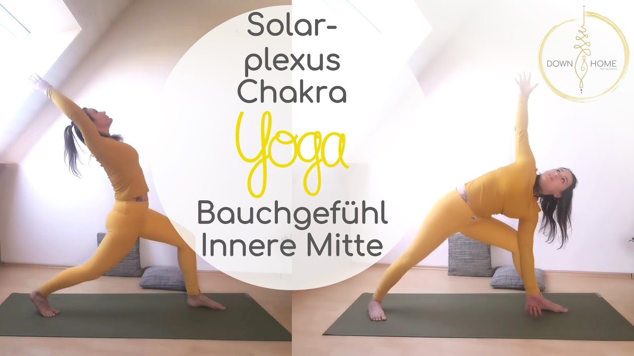 Vinyasa Yoga Einheit für dein Solarplexus Chakra mit Meditation - Yoga für dein Bauchgefühl