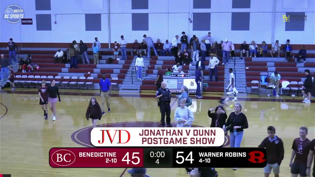Benedictine vs Warner Robins | 1-9-26 | High School Basketball Live Stream