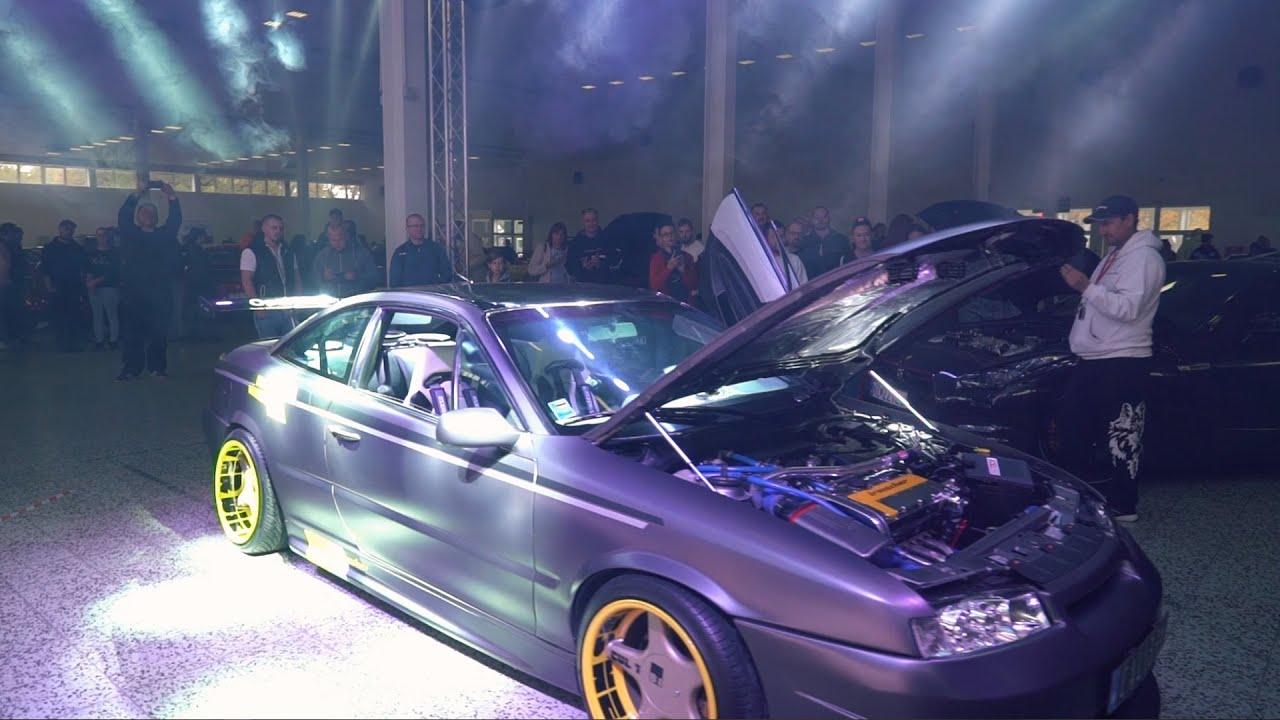 Opel Calibra custom show car / POWER party Nitra 2022