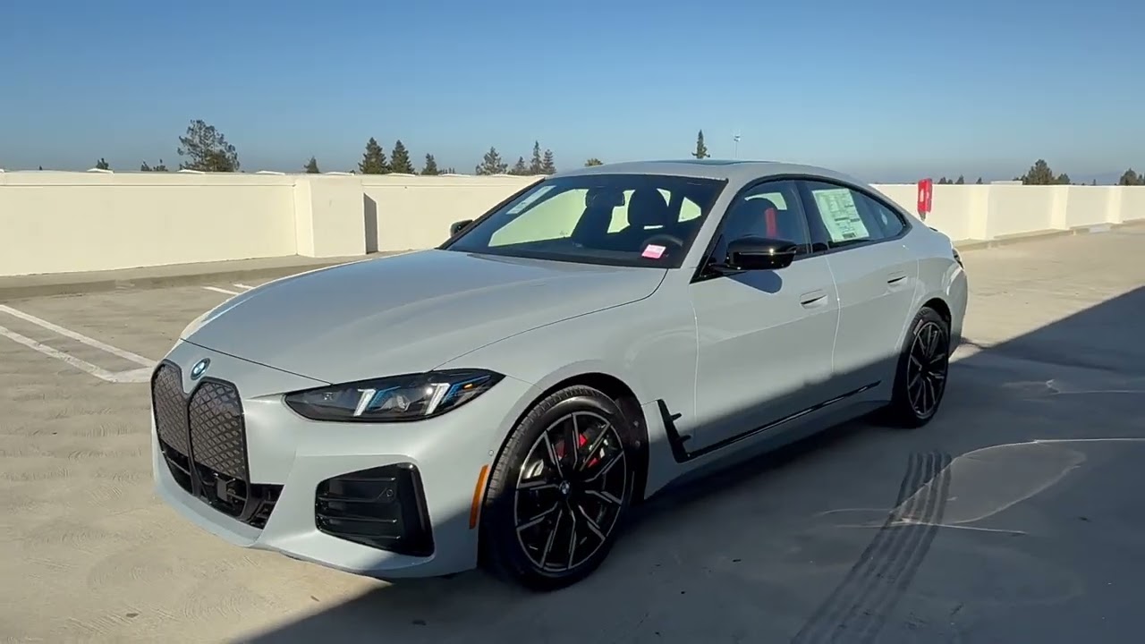 Представляем BMW i4 xDrive40 2025 года в цвете Brooklyn Grey | 4K