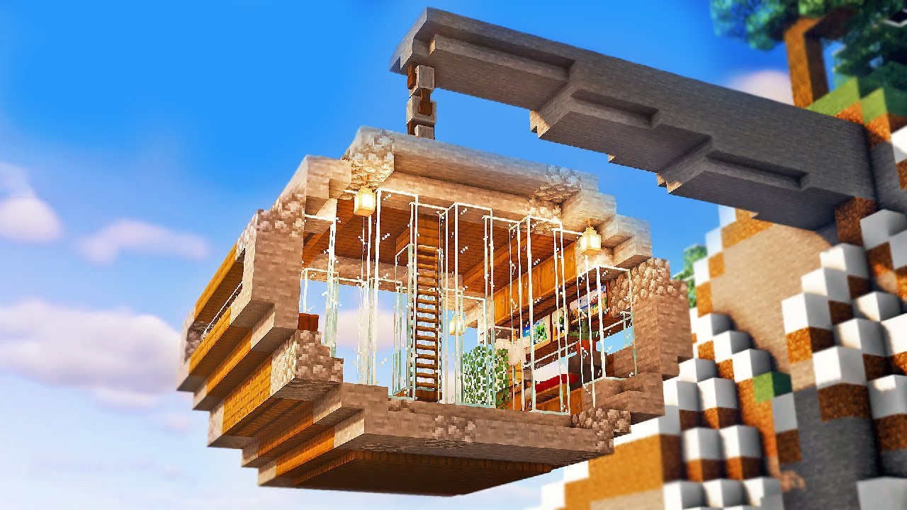 Minecraft Haus am Berg bauen Tutorial 1.19 - Basis am Berg bauen in Minecraft 1.19 Tutorial