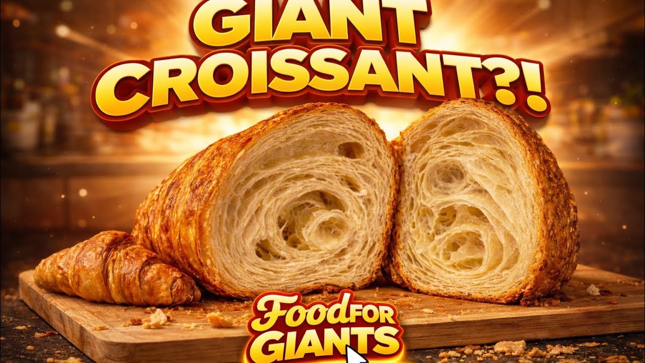 The World’s BIGGEST Croissant? | Food for Giants