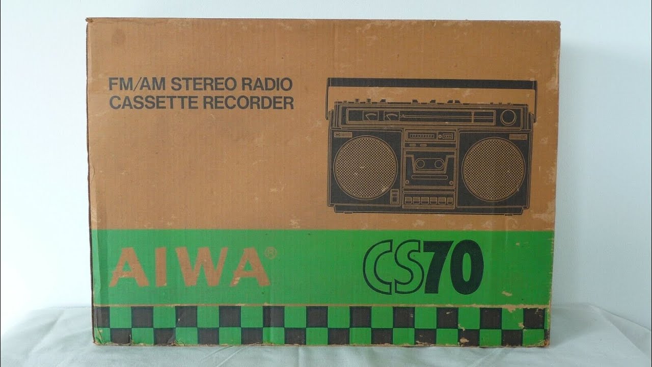 AIWA CS-70 FM/AM Stereo Radio Cassette Recorder