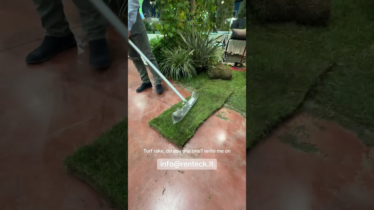 Turf rake, do you want one? Write me on info@renteck.it
