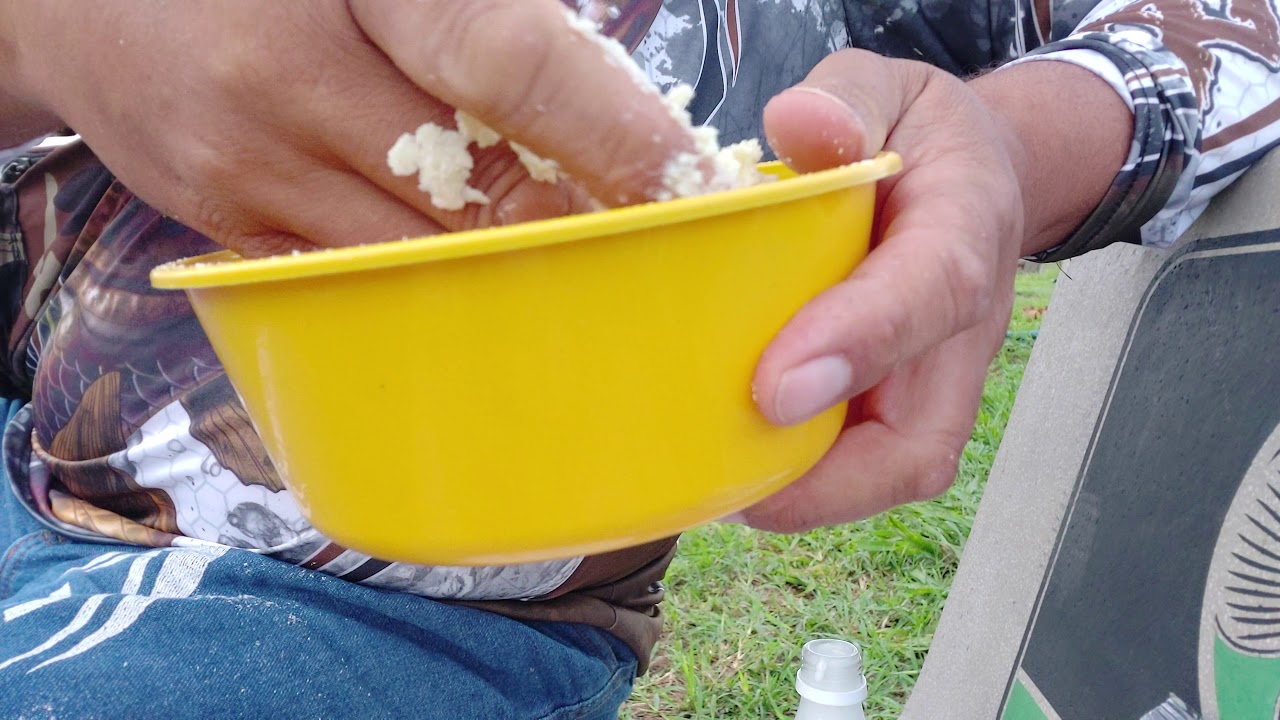como preparar a massa com ra&ccedil;&atilde;o de alevino para tilapias e beijinho para tambas...
