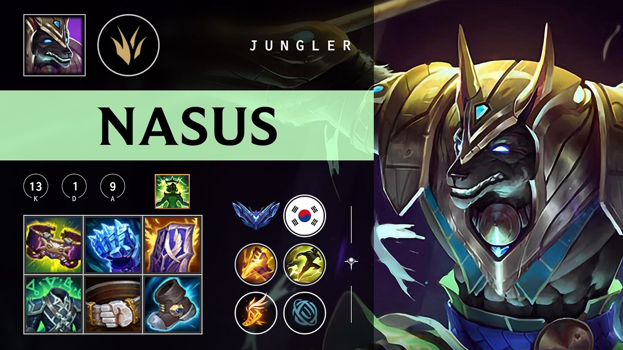 Nasus Jungle vs Xin Zhao - KR Diamond Patch 26.04