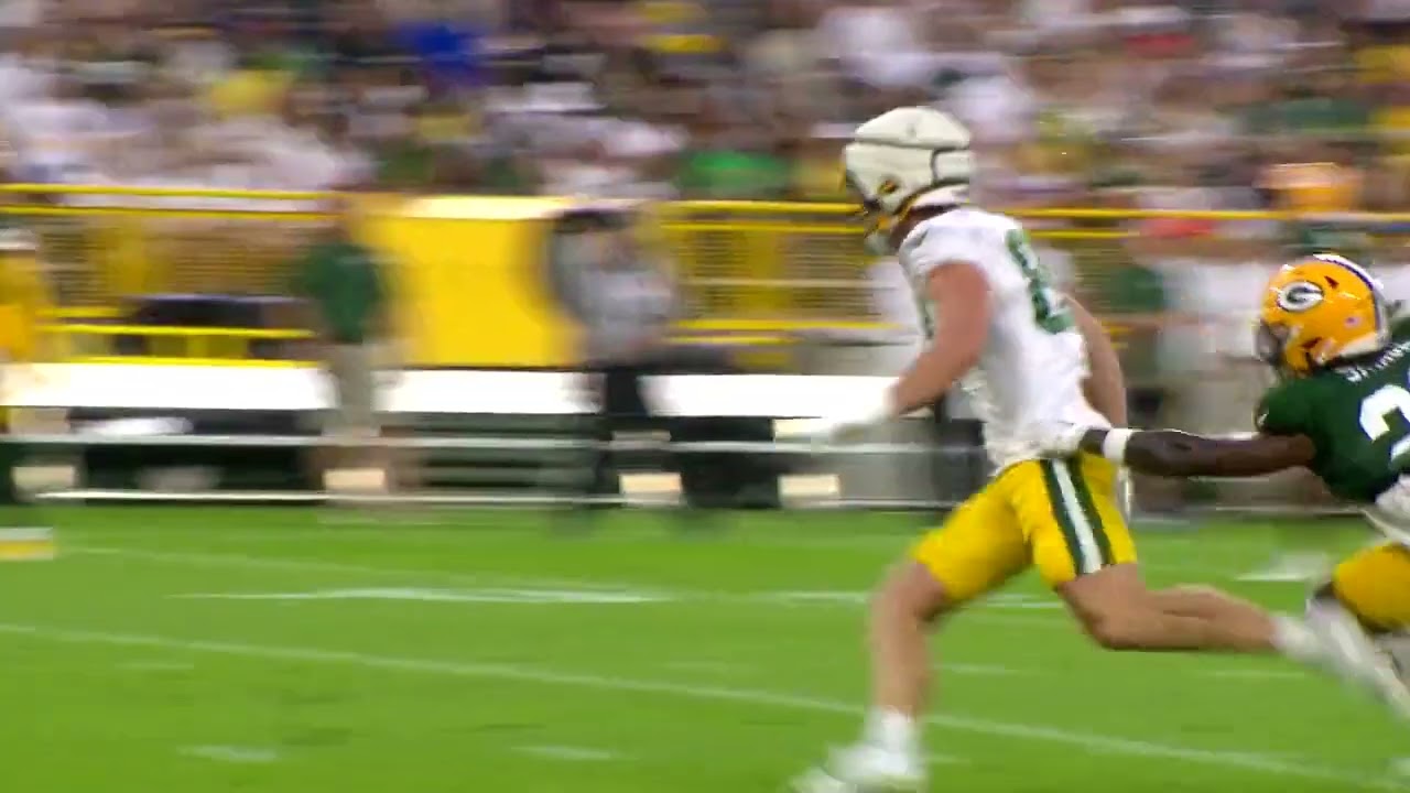 Luke Musgrave had Darnell Savage hitting the GROUND 😳Musgrave #Shorts #Packers