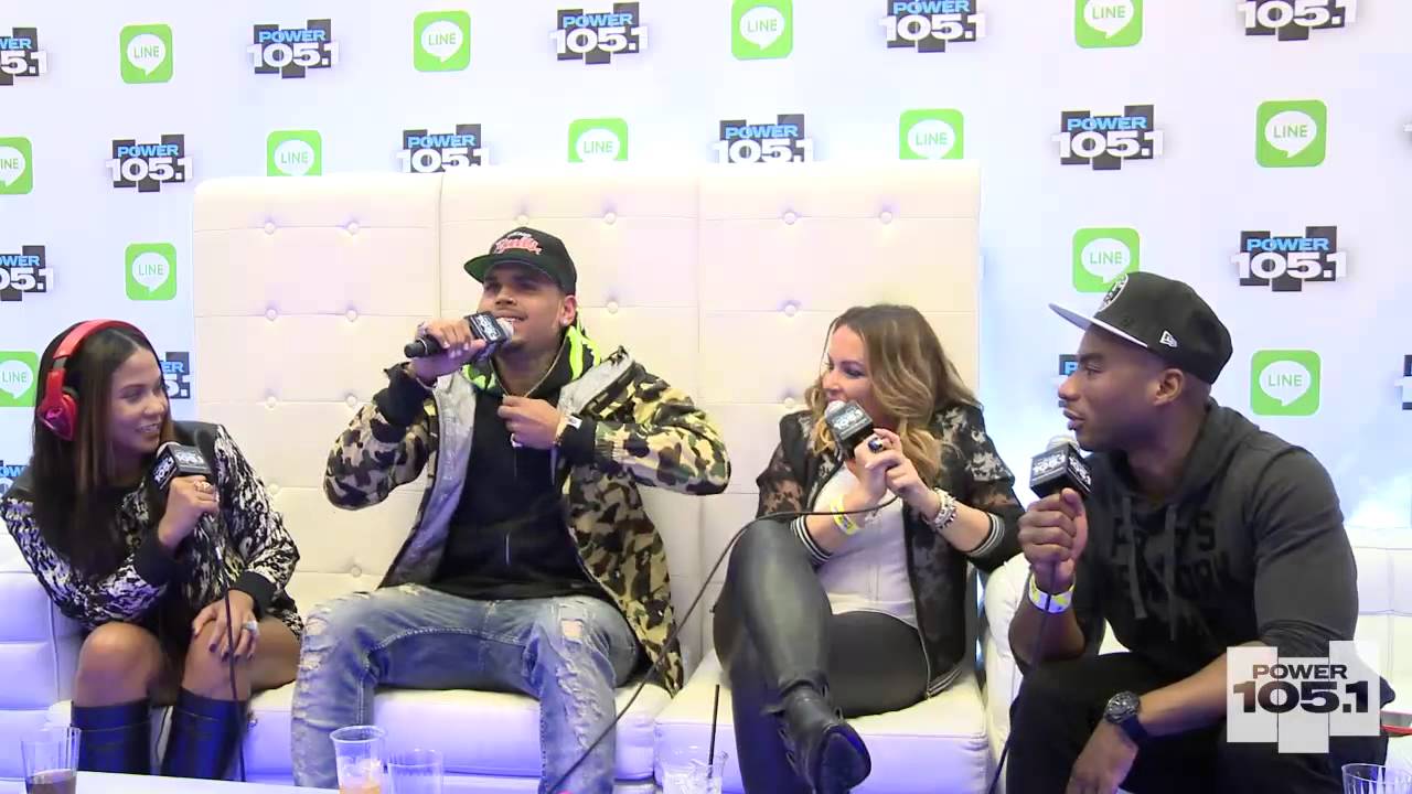 Chris Brown's interview with Power 106 10/30/14