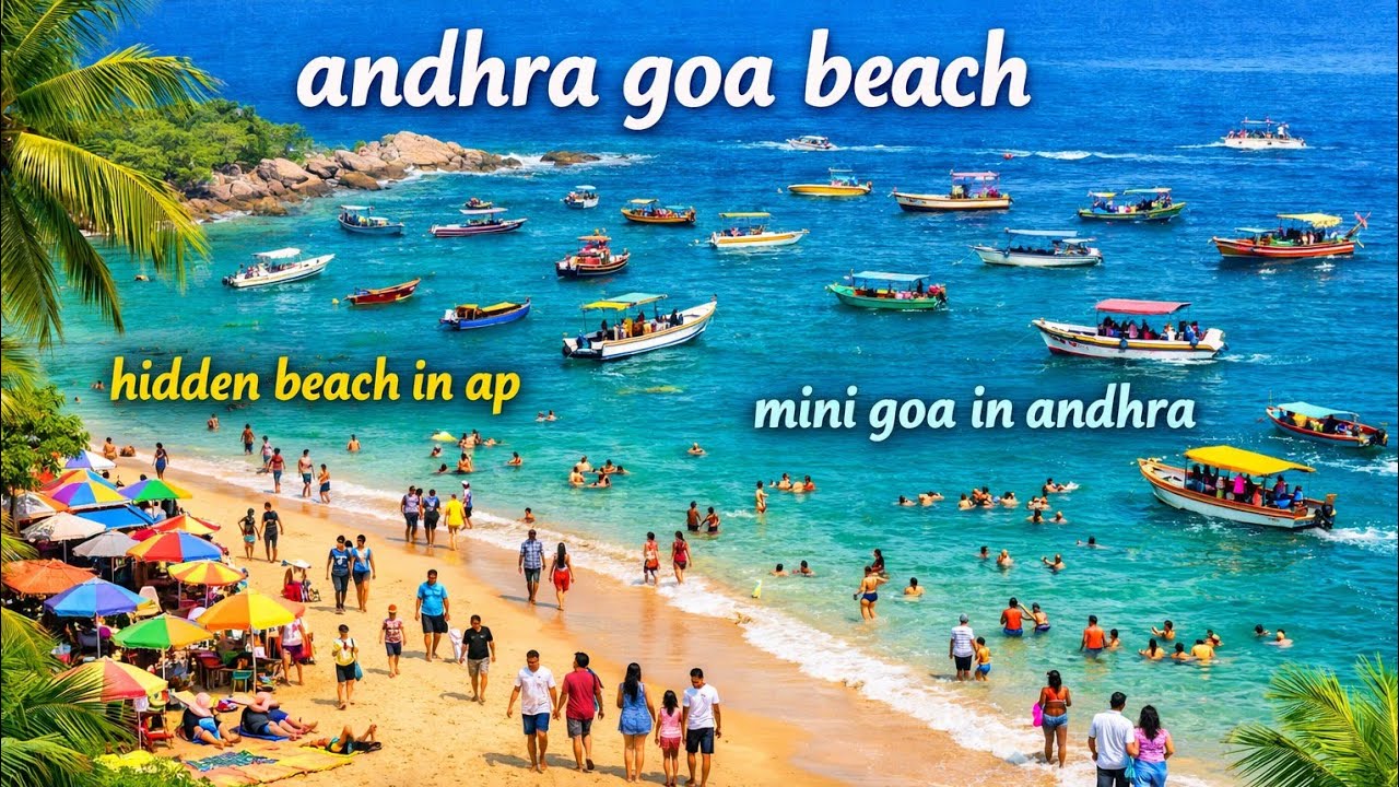 ఆంధ్రా గోవా ⛱️ s యానం బీచ్ 
