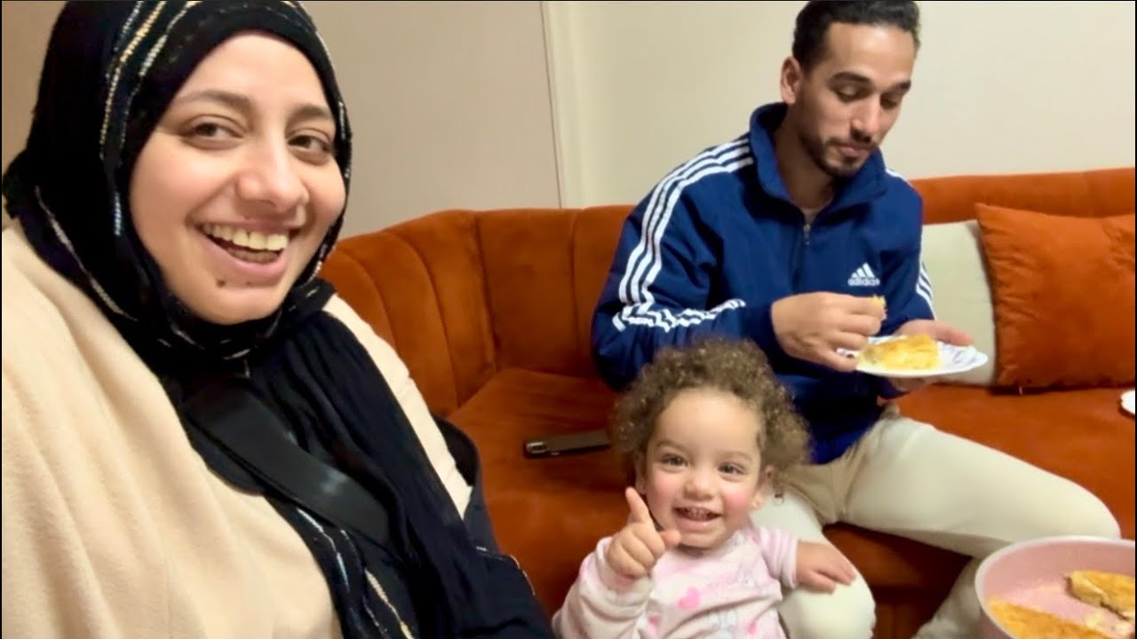 قررت اعمل أكل بس بايد جوزي 🥹كان نفسي اعمل حاجه من يوم الحادثه 💔