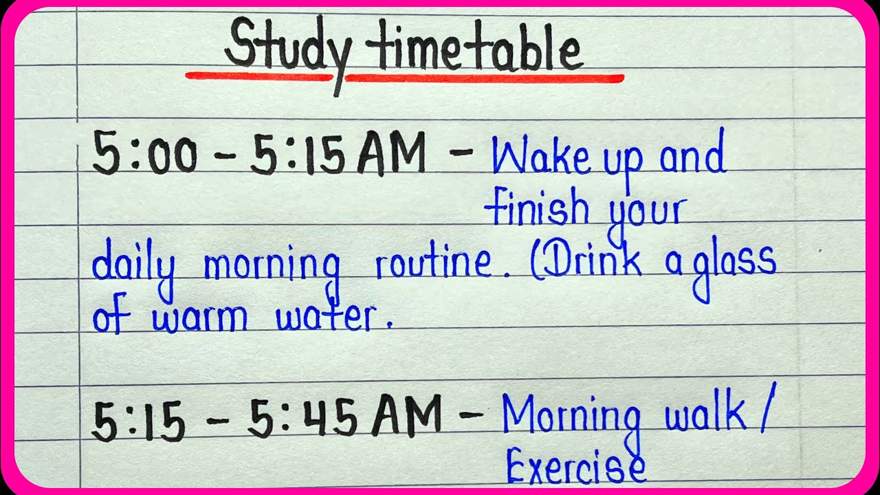 Best timetable for class 12th || Study routine for class 12th || Topper student time table