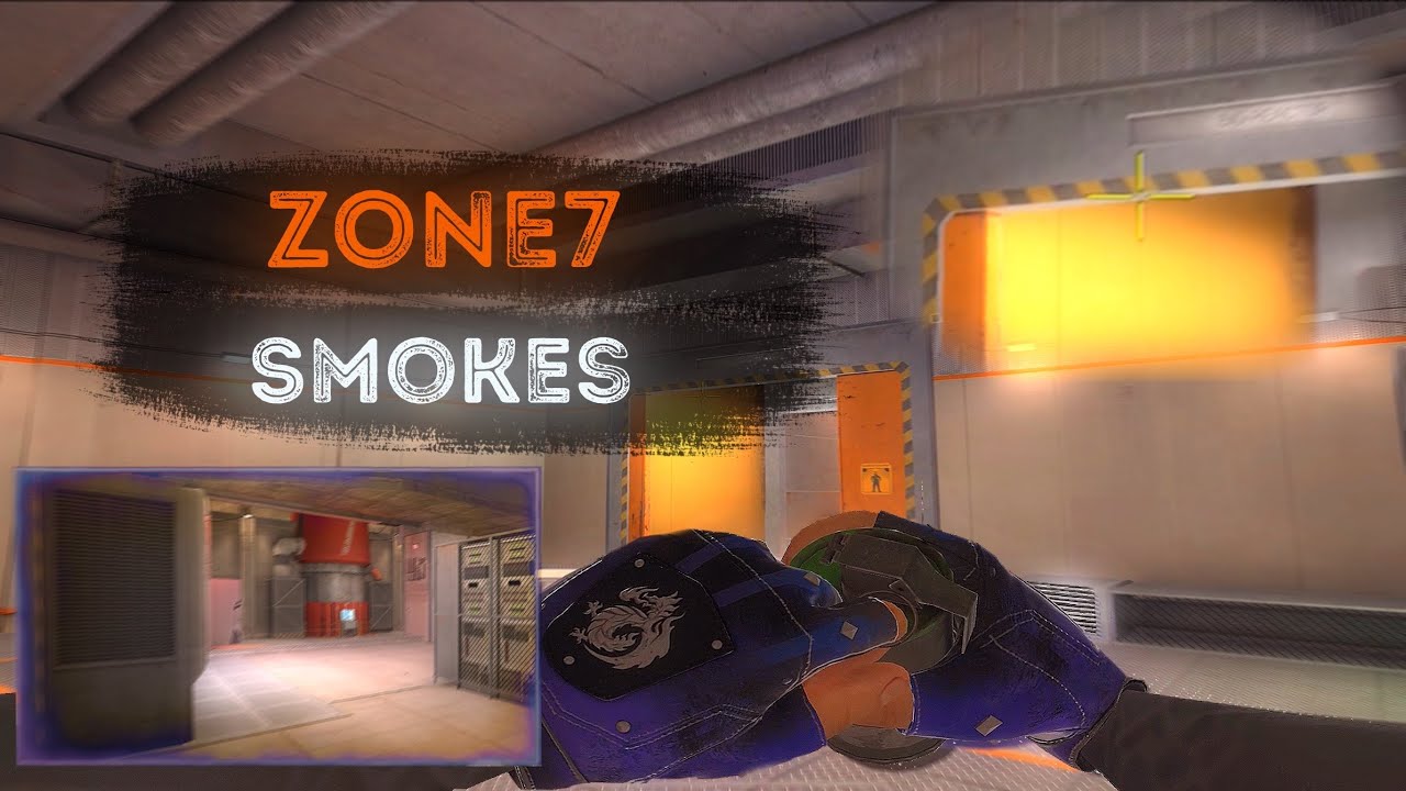 Zone 7 Smoke Lineups-Tactics | Standoff 2 New Map!