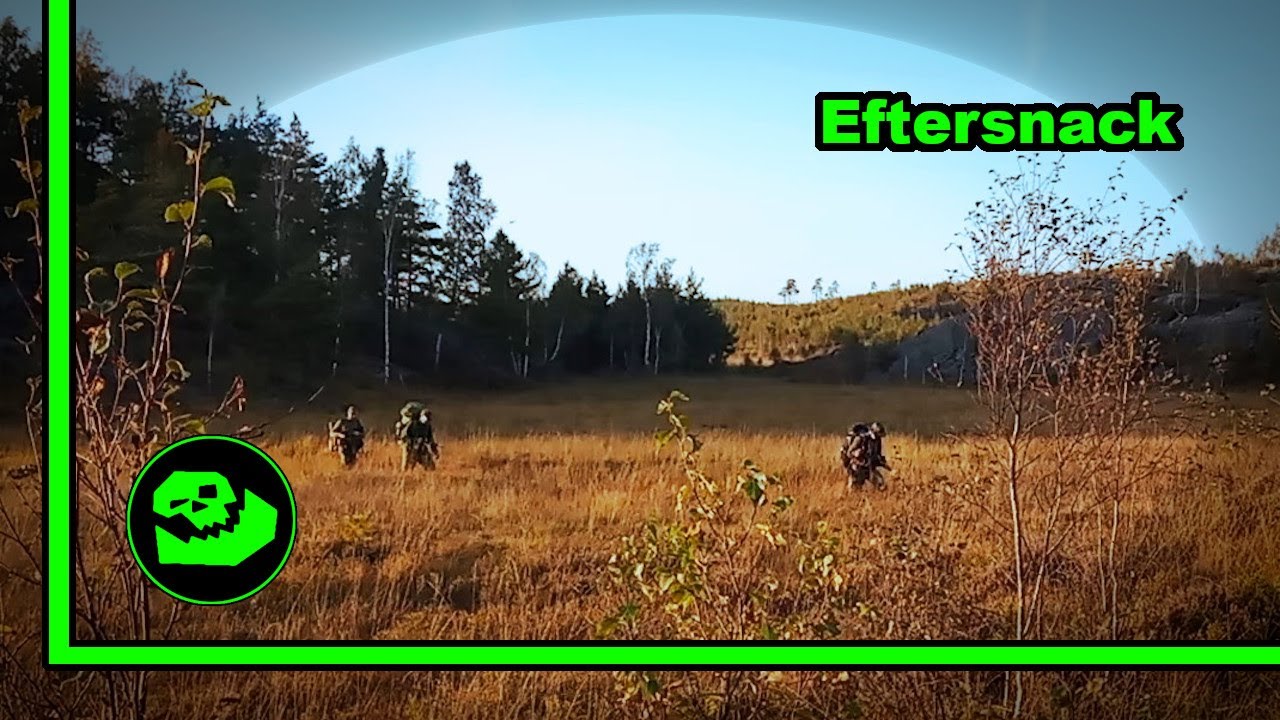 Eftersnack airsoft-hajk i fjällmiljö