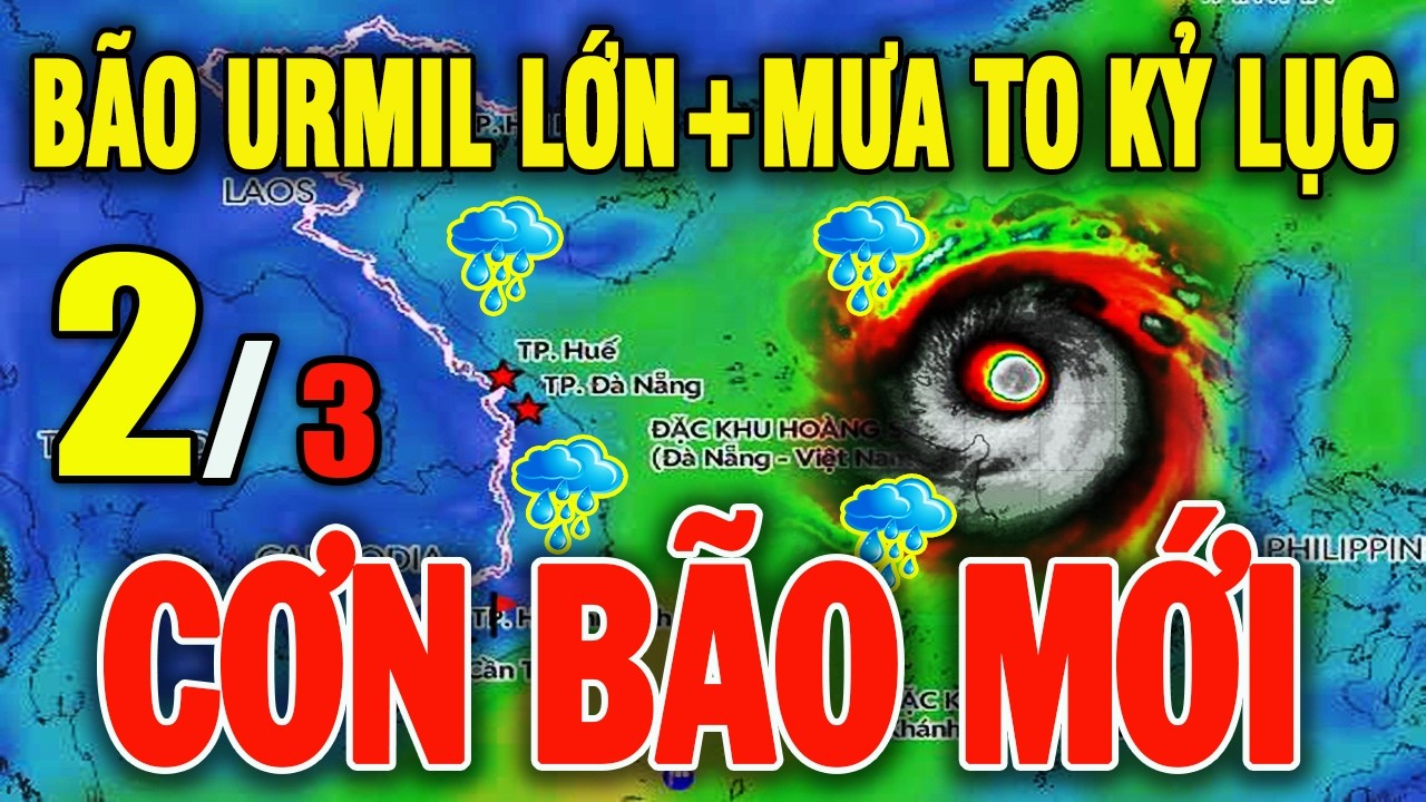 🔴[Trực Tiếp] TIN BÃO KHẨN 2/3: Áp thấp , gió mạnh,mưa rét diện rộng#baoso1 #thoitiet
