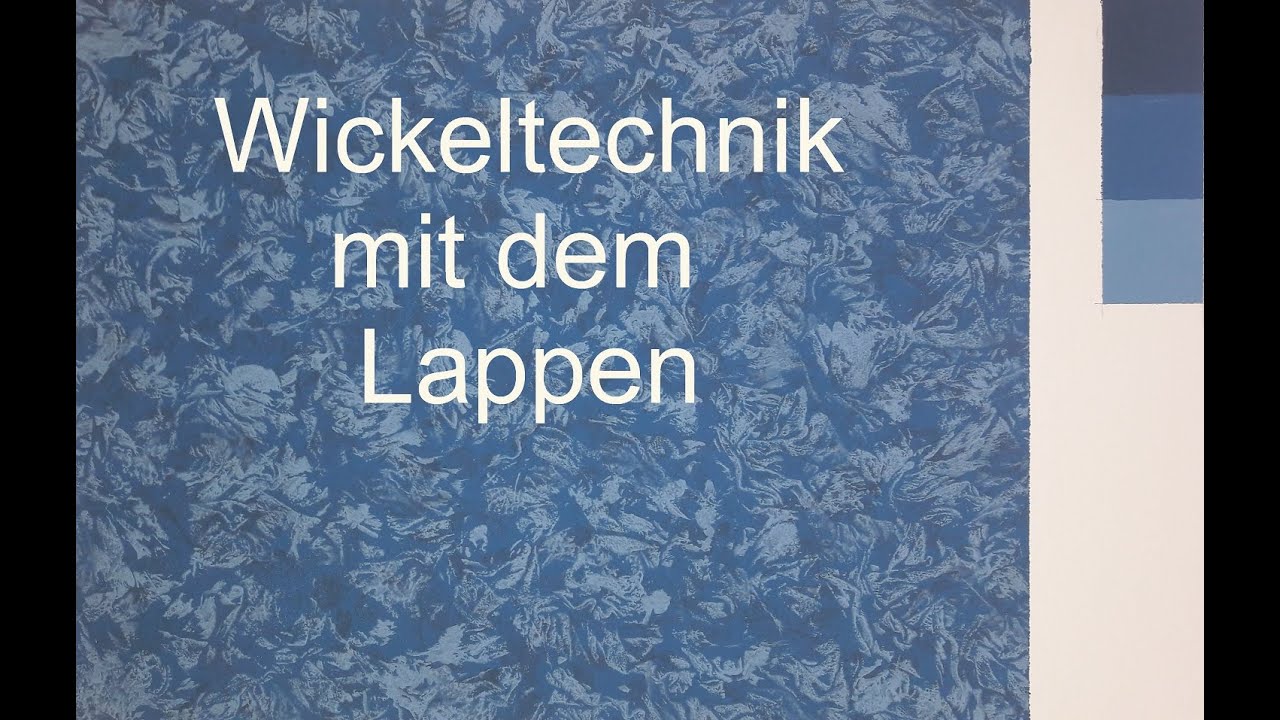 Walter wickelt einfach Wickeltechnik mit der Huder (Lappen)