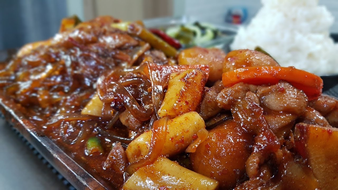 먹방창배tv 안동찜닭 순살로 먹기편하게 더욱선명해진 맛있는 먹방 레전드 가즈아 mukbang eatingshow koreanfood asmr realsound cover