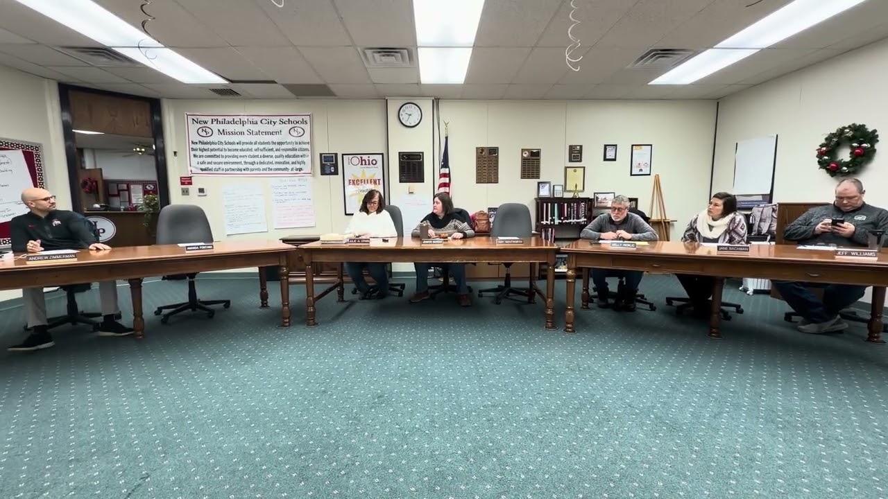 New Philadelphia City Schools Board of Education Special Meeting | January 19, 2026