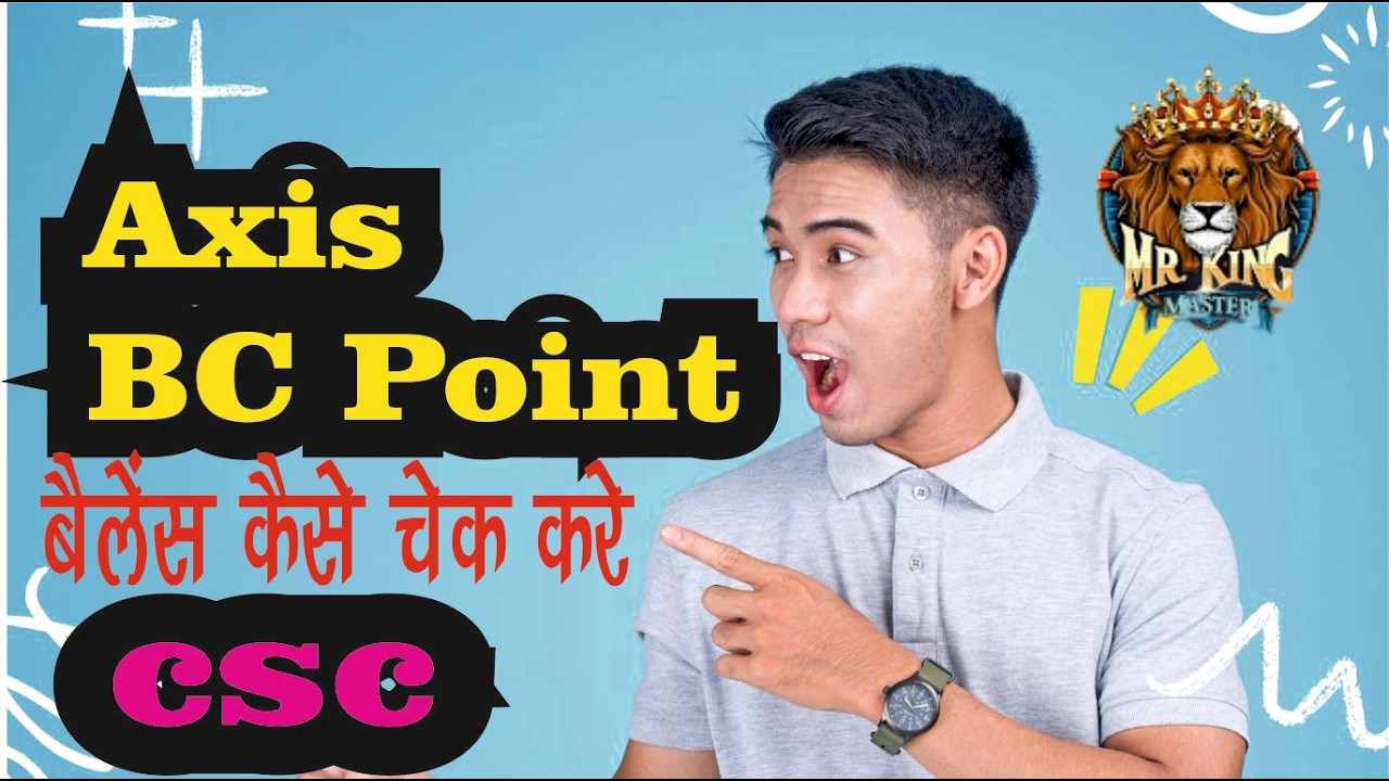 axis bank bc FULL APES KI JANKARI HINDI MAIN #CSC AXIS BANK BC