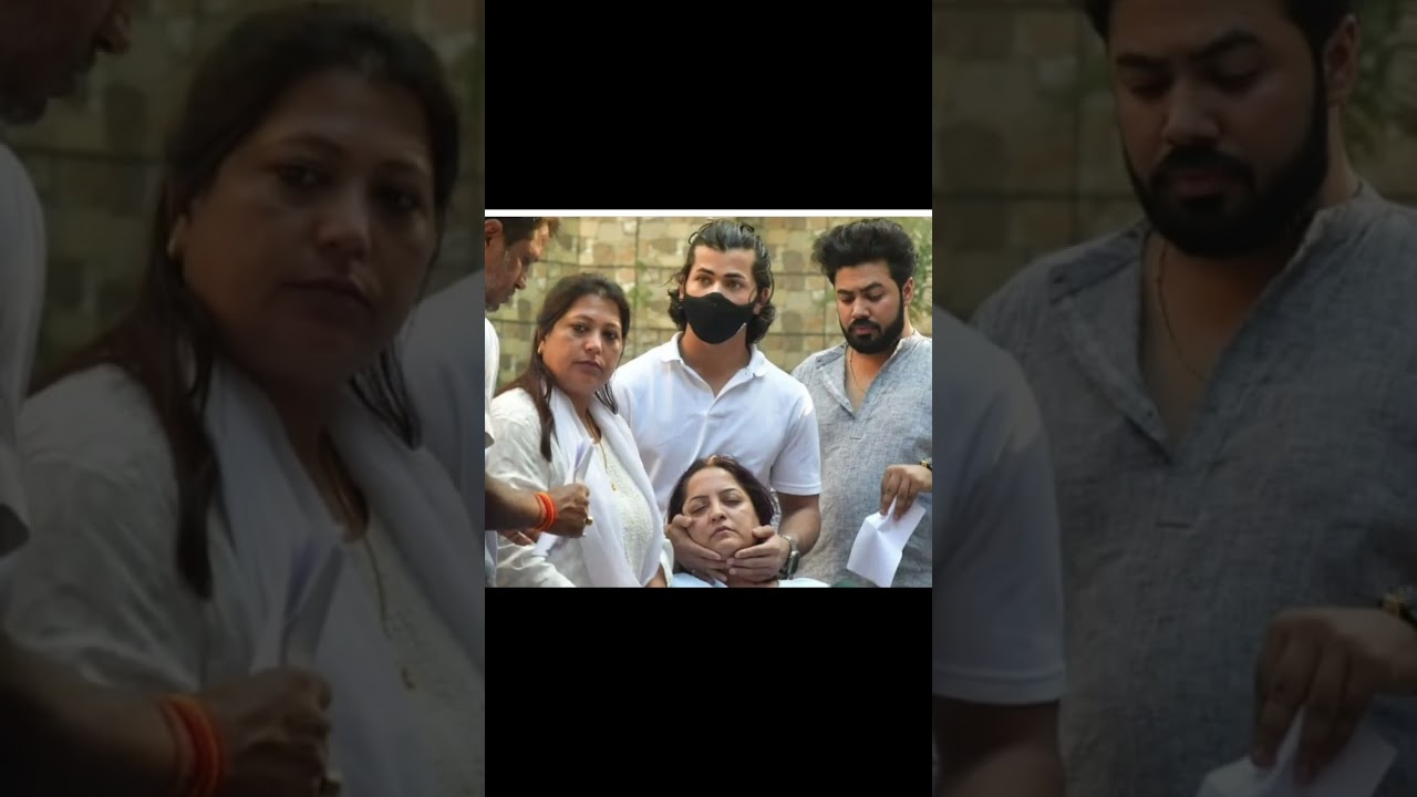 Celebrities at Tunisha Sharma funeral