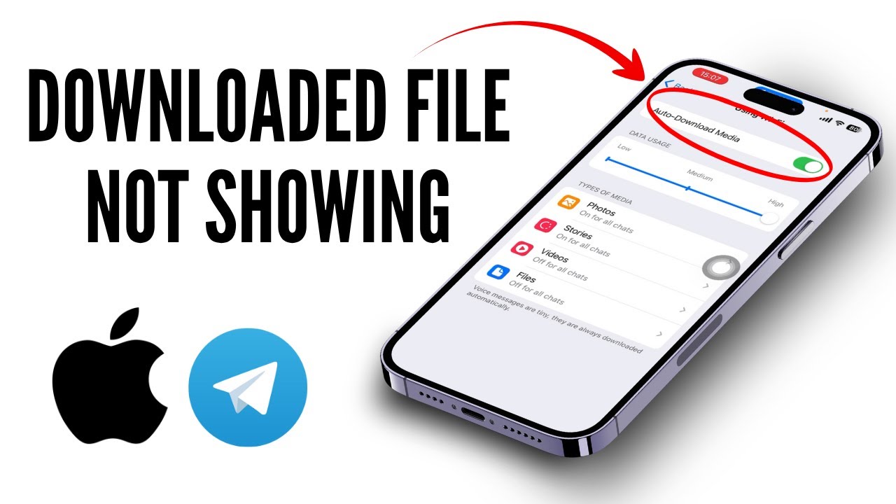 Telegram Downloaded file not showing on iPhone | Easy 2025 Fix
