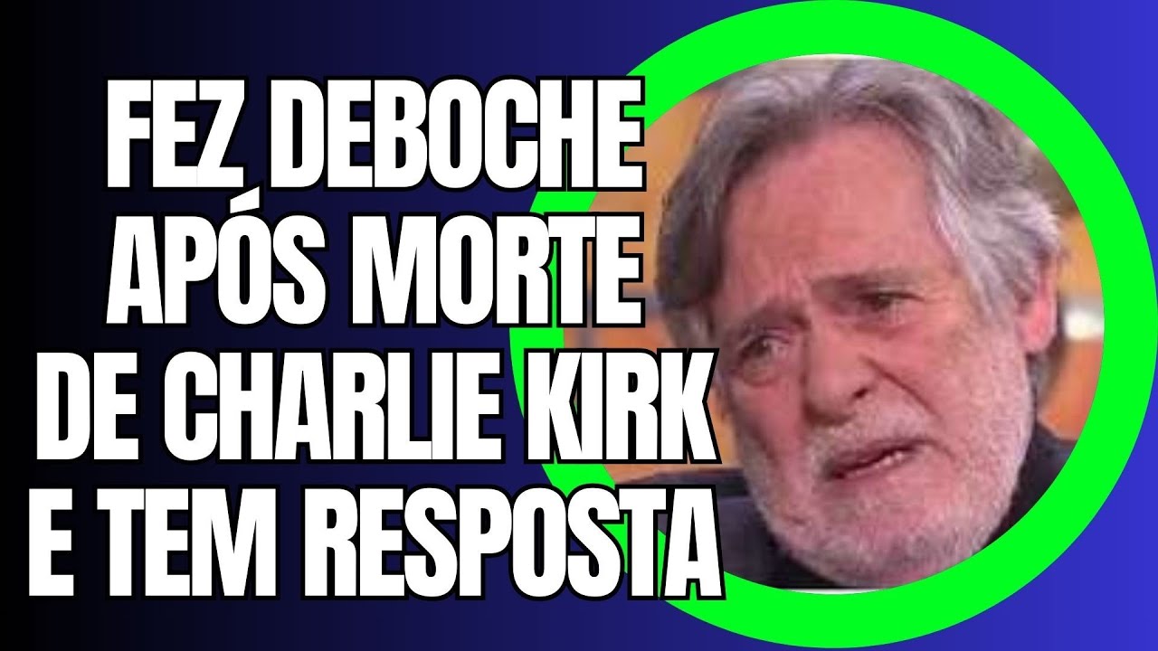 ZÉ DE ABREU TOMA NO ARO AO DEBOCHAR APÓS MORTE DE CHARLIE KIRK