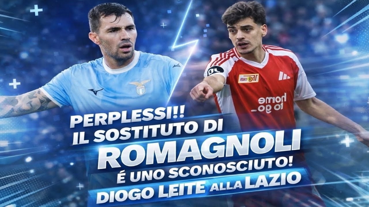 É UNA PIPPA! IL SOSTITUTO di ROMAGNOLI é DIOGO LEITE, LAZIO in CRISI?