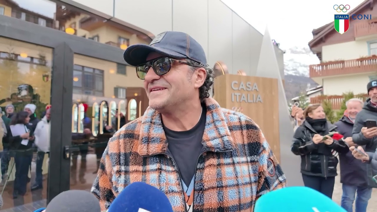 Intervista Alberto Tomba casa Italia Cortina