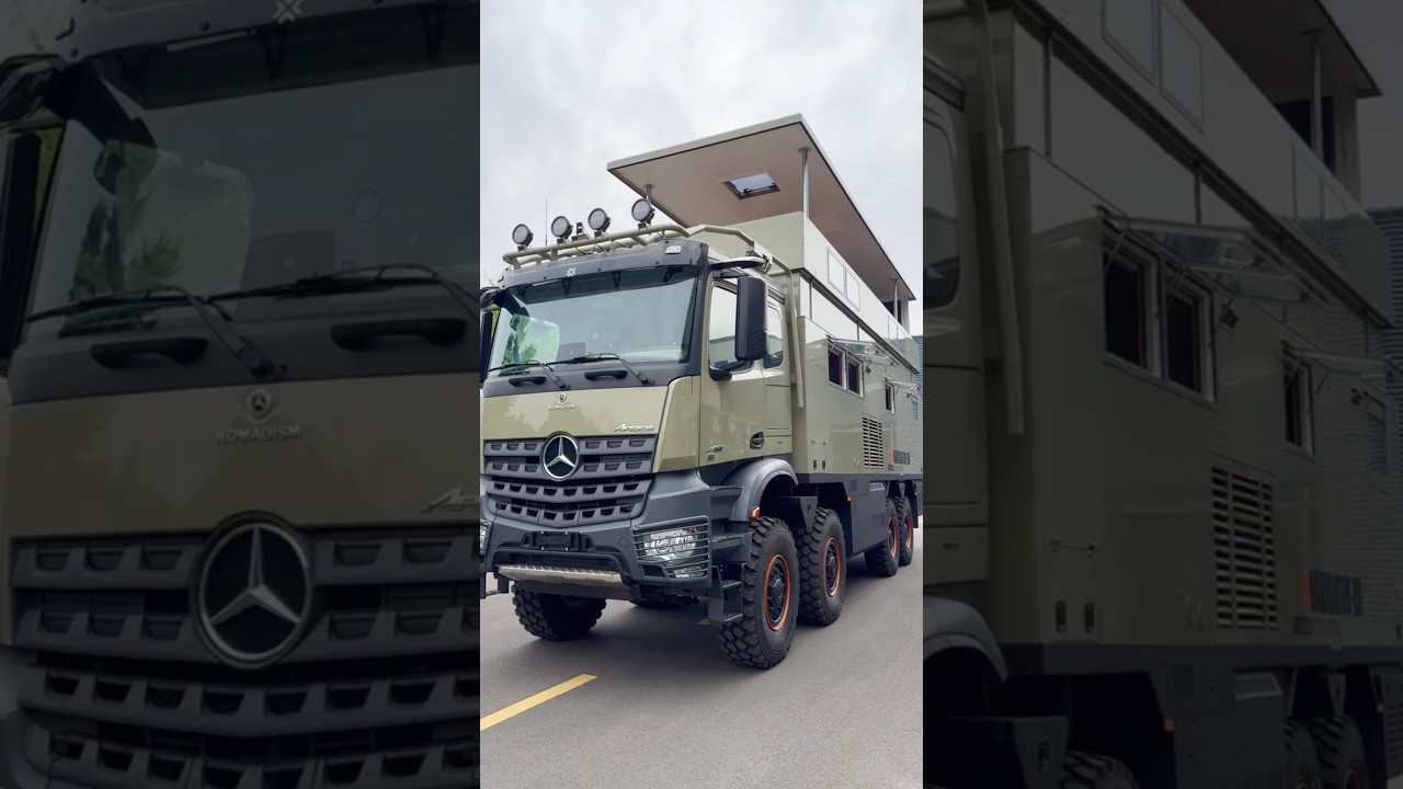 Nomadism Navigator BX. RV Truck. Arocs 8x8 #rvtravel #rvlife #motorhome #motorhometruck