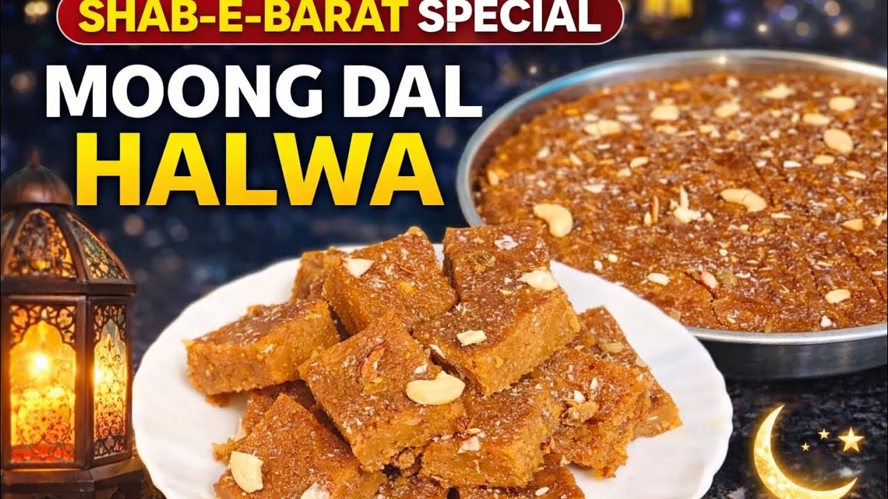 Shabe barat special moong dal halwa 😋| उत्तम माप से शादियो वाला मूंग दाल का दानेदार हलवा बनाये 